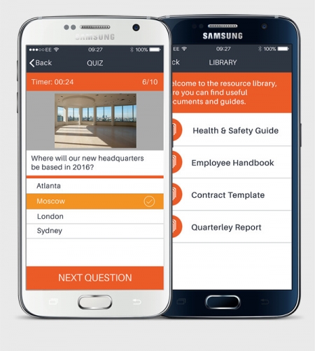 StaffConnect App quiz & library