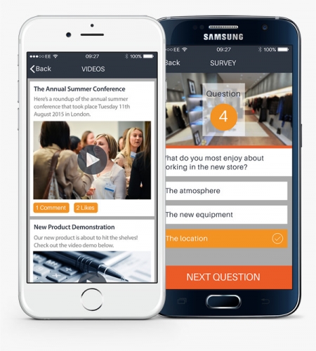 StaffConnect App videos & survey